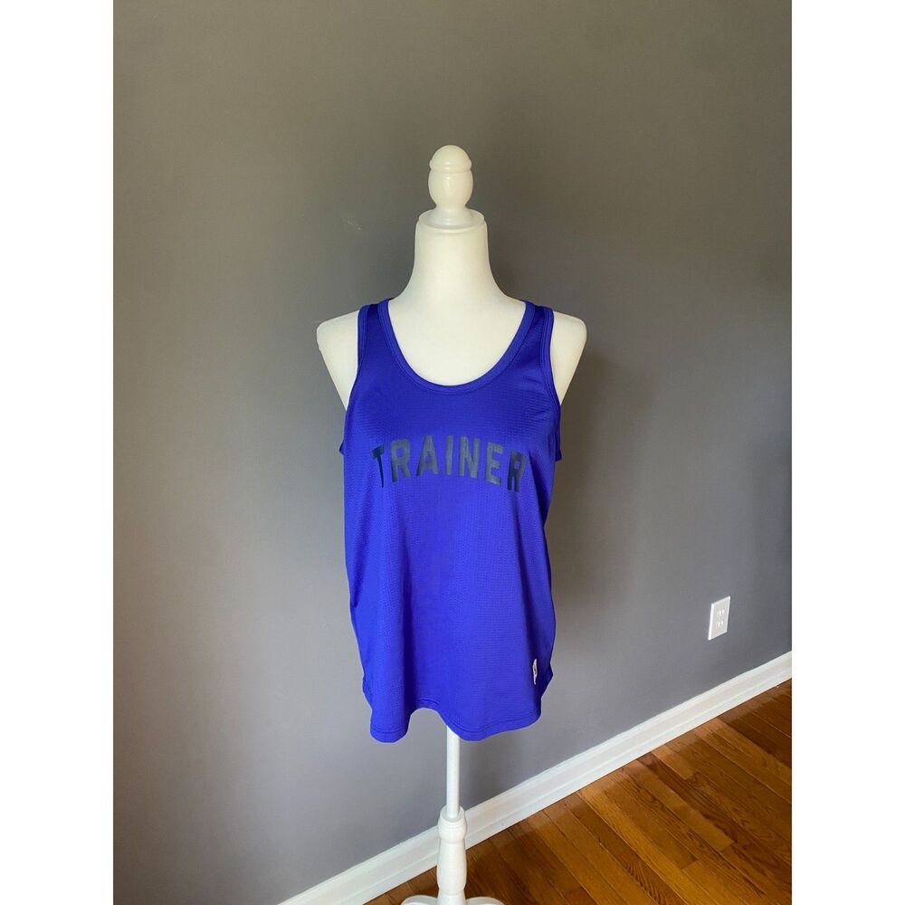 Blue Under Armour Athletic Tank Top Size L